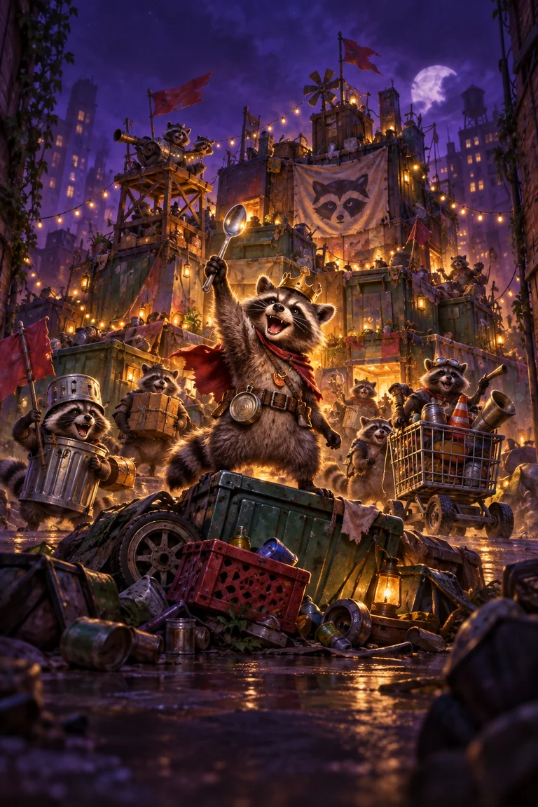Trash Panda Republic illustration